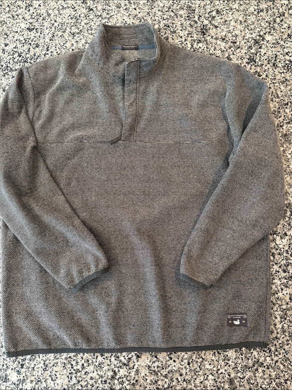 Southern Marsh Men's Quarter-Zip Fieldtec Textured Sweater